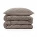 Sleeptime Teddy Premium Dekbed zonder Overtrek - Taupe/Grijs - Eenpersoons - 140 x 200 cm