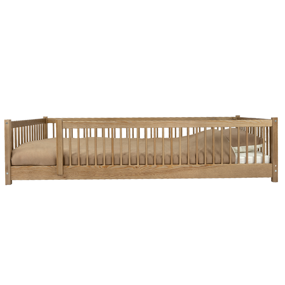 Colorfull Home Collection Colorfull Home Kinderbed Lou 90x200 Pure Walnut Wash