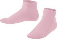 FALKE Family kort eenkleurig katoen sneakersokken enkelsokken kinderen roze - maat 27-30