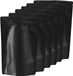 EWERMET YETS SARL Sacs en aluminium avec fermeture, noir, 9x13 cm, 100 pièces