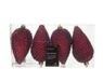 Decoris Denappel Christmas Decoration 4-Piece Set D7H12cm OblD