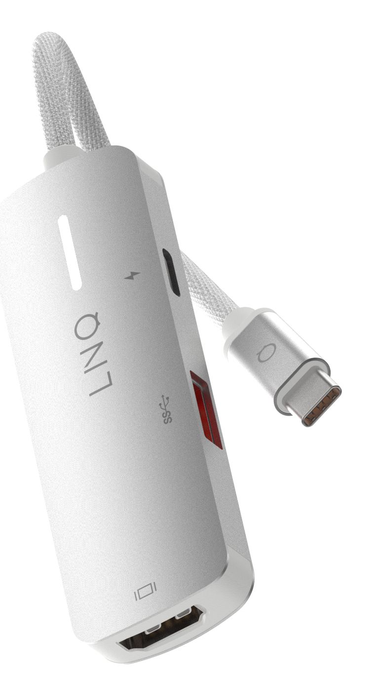 LINQ 3-in-1 USB-C HDMI Adapter - 4K - USB Hub - LQ49031