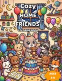 Cozy Home Friends Coloring Book