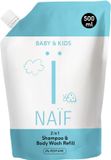 Naif Naïf 2 in 1 Shampoo & Body Wash Navulverpakking Baby & Kids 500ml