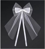 Partydeco Autostrik Organza Blanc (2 pièces)