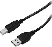 Vivanco VVITUSB30ABMMK USB-kabel USB 2.0 3 m USB A USB B Zwart