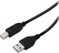 Vivanco VVITUSB30ABMMK USB-kabel USB 2.0 3 m USB A USB B Zwart