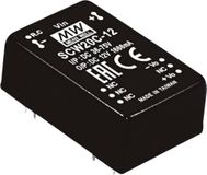 MEAN WELL SCW20B-12 DC/DC-convertermodule 1.666 A 20 W Aantal uitgangen: 1 x Inhoud 1 stuk(s)