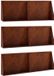 vidaXL Mur de soutènement - 6 pièces - 60 x 12 x 40 cm - Acier résistant aux intempéries - Couleur rouille