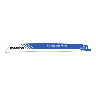 Metabo Reciprozaagbladen "Flexible Fast Metal" 225 x 1,1 mm - 5 stuks