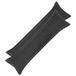 vidaXL - Kussensloop - 2 stuks - HOUTEN - Donkergrijs - 40 x 145 cm - Bouclé