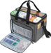 Sac pour accessoires de crochet, accessoires de tricot, grand sac de rangement, rangement pour les voyages, crochet, tricot, organisateur, rangement, sac de crochet portable, sac de tricot, loisirs créatifs, fil de voyage, rangement de laine, projets de voyage