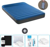 Intex Luchtbed - Twijfelaar - 137 x 191 x 22 cm - Blauw