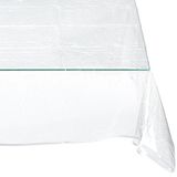 Calitex PAU97HX258H tafelkleed, PVC, 200 x 140 cm, zilverkleurig