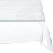 Calitex PAU97HX258H tafelkleed, PVC, 200 x 140 cm, zilverkleurig