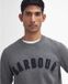 Barbour Sweatshirt avec logo Prep gris