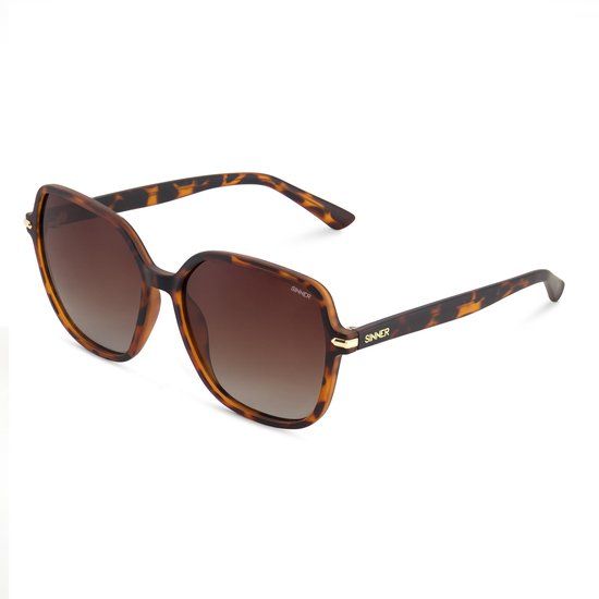 SINNER Barfleur Zonnebril - Polariserende SINTEC®-lenzen - Tortoise bruin - Dames