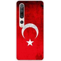 Xiaomi Bedrukt siliconen hoesje compatibel met Xiaomi Mi 10, Xiaomi Mi 10 Pro Drapeau turquie