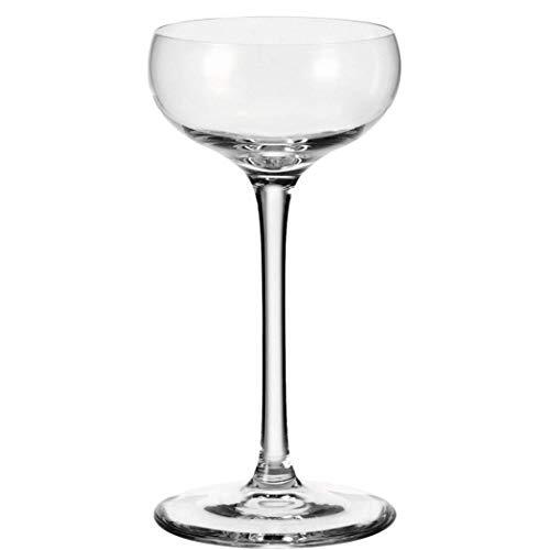 LEONARDO HOME Leonardo Cheers 061645 Likör-schalen, set van 6 vaatwasserbestendige cocktailschalen, borrelglas met getrokken steel, likeurglazen set, 90 ml