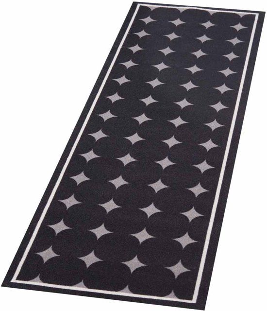 Zala Living Keukenloper Dotty 103052 45x140 cm Zwart