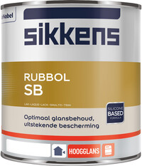 Sikkens Rubbol SB Plus Alkyd 1L zuiver wit RAL9010