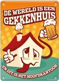 Paper dreams Metal signs - Gekkenhuis