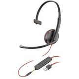 HP Poly Blackwire 3215 - Micro-casque - USB-A, 3.5mm Jack - Noir