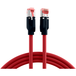 Draka RJ45-Patchkabel Cat.6A S/FTP PUR, UC900 TM21 rot 20m