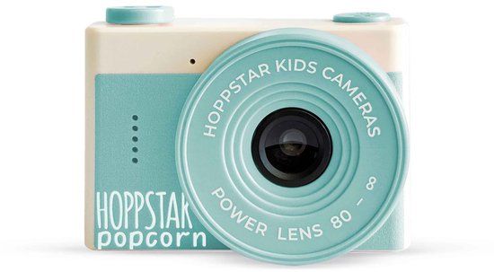Hoppstar Camera Popcorn - Kindercamera - Fotocamera - Digitale kindercamera met selfie functie - Breeze