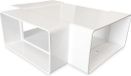 VS PVC Ventilatieshop Horizontaal T-stuk 90° voor kanaal 204 x 60mm - Kunststof