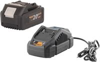 Procraft Starter Pack 20 V 20/2,4 A oplader + 1x 20/4 accu 4,0 Ah