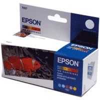 Epson Fish Ink Cart 5c 220sh f Stylus Photo 810 830 single pack / cyaan, geel, magenta