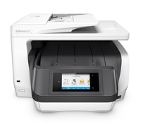 HP HP OfficeJet Pro 8730 All-in-One printer, Kleur, Printer voor Home, Printen, kopi&#235;ren, scannen, faxen, Invoer voor 50 vel; Printen via USB-poort aan voorzijde; Scans naar e-mail/pdf; Dubbelzijdig printen