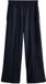 Next Dames Ajourgbreide Broek met Wijde Pijpen en Strepen opzij - Blauw