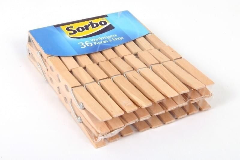 Sorbo wasknijpers hout