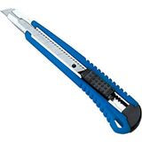 Dahle Basic Cutter (9 mm afbreekmes, universeel mes en knutselmes voor veelzijdig gebruik) blauw