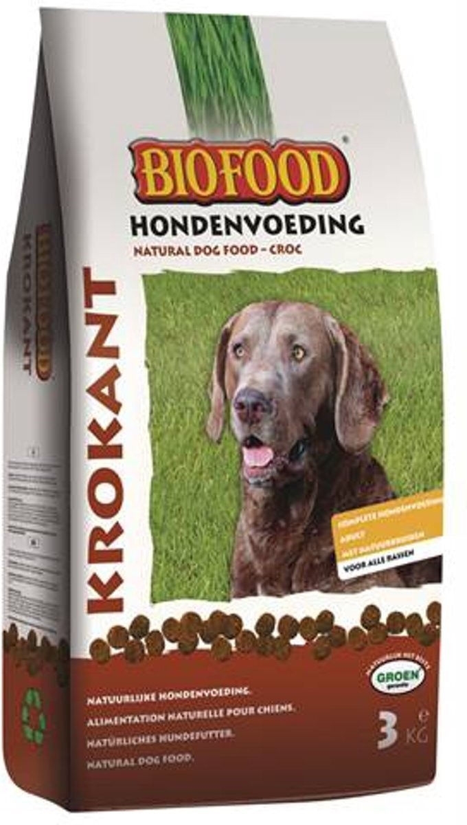 BIOFOOD Krokant Hondenvoer - 3 kg