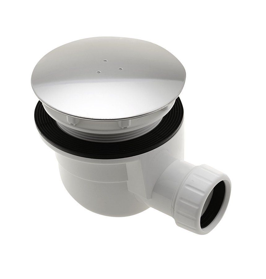 Douchebakafvoer 90mm Inox