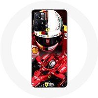 Maniacase Etui voor Xiaomi Redmi Note 11s 5G Formule 1 Sebastian Vettel F1 Rood