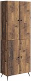 vidaXL - Loungeset - Bank loungeset - Hout - Oud hout