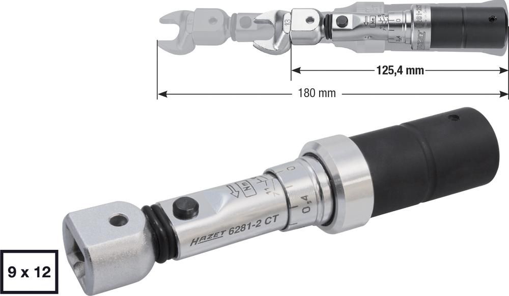 HAZET Momentsleutel 6281-2CT - 5-13 Nm - 9x12mm