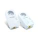 Metronic 495467 Netsocket Duo 600 MB/s met 1 1 Fast Ethernet poort 100 MB/s en 1 + 1 uittrekbaar stopcontact
