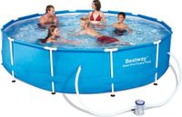 Bestway Stalen Frame Zwembad - 366x76 cm - incl. Pomp