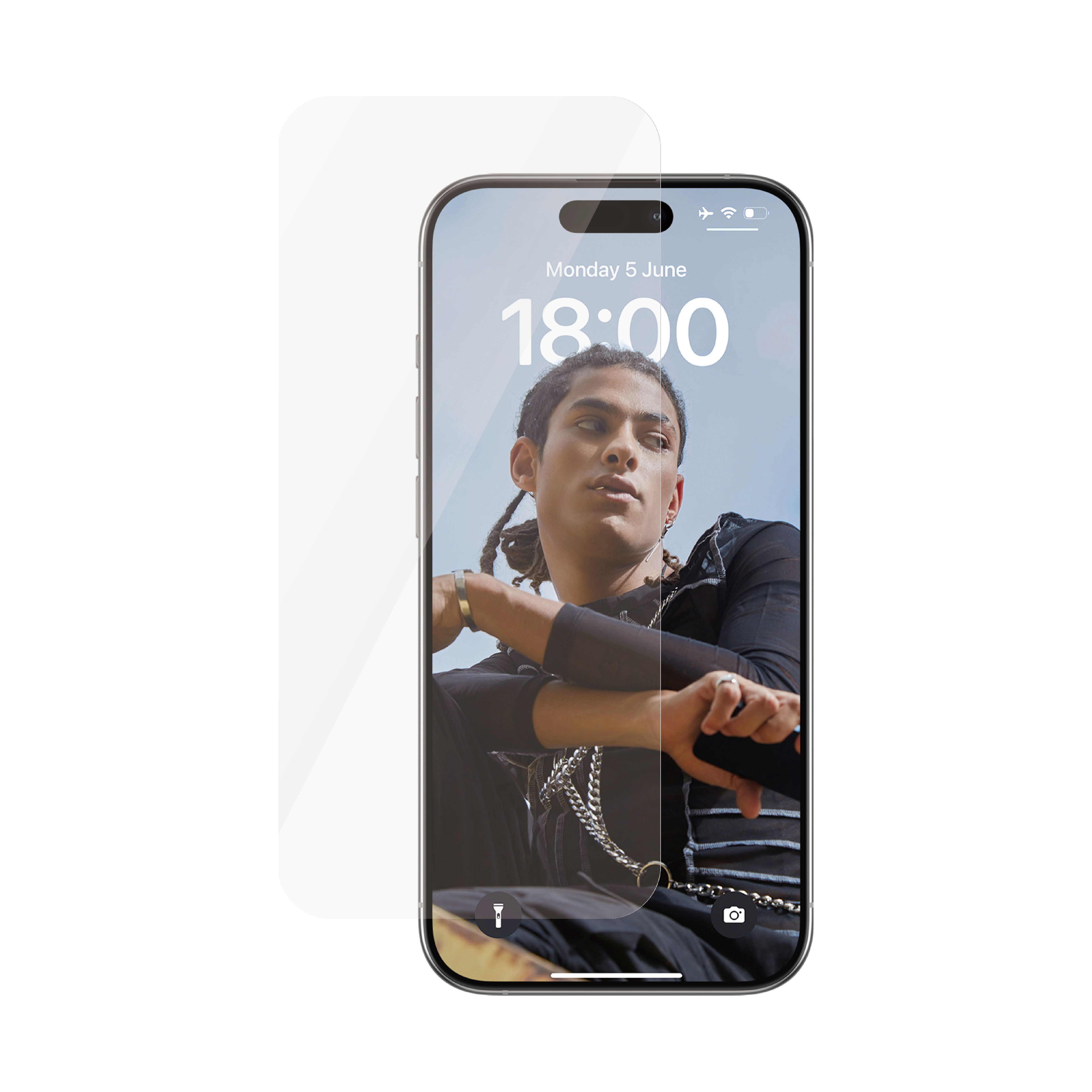 PanzerGlass SAFE Screen Protector for Apple iPhone 15 Pro - Glass