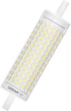 Osram LED Line LED-lamp met gloeidraad, heldere kunststof lichtbehuizing, 20 W, R7s retrofit-sokkel, EEK D, 3000 lm, 3000 K warmwit licht voor algemene verlichting.