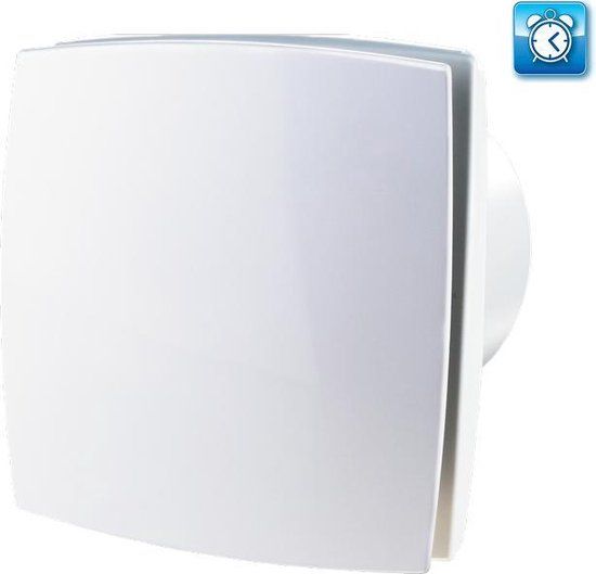 Vents Design badkamerventilator 100 mm - met Timer - 88 m³/h - Wit