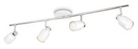 Philips Hue Philips myLiving Spotlamp 556743116 Wit GU10 4x10W Warm Wit