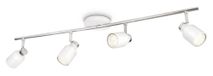Philips Hue Philips myLiving Spotlamp 556743116 Wit GU10 4x10W Warm Wit
