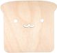 Ibenzoa® Set van 8 Houten Toastvorm Onderzetters - Abstracte Boho Stijl