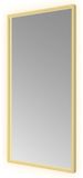Hotbath &More Mirrors Square LED Badkamerspiegel - Rechthoek - 100 x 50 cm - Geborsteld Messing Pvd